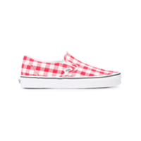 vans slip on xadrez vermelho