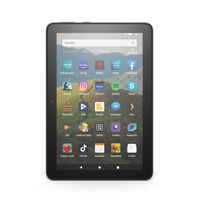 Amazon das neue Fire HD 8 Tablet, 10. Gen. (2020) mit Alexa, mit Spezialangeboten, 8" HD IPS, 64 GB Speicher