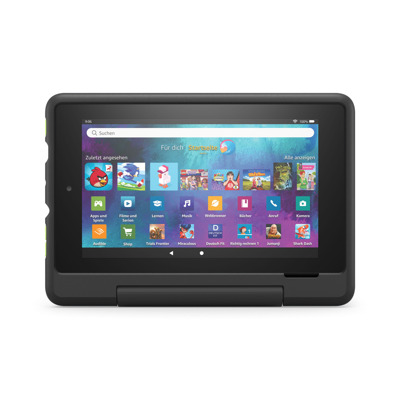 Amazon Fire 7 Kids Pro-Tablet (2021), schwarz - 7" IPS-Display, 16 GB Speicher, kindgerechte Hülle