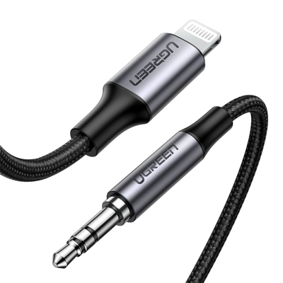 UGREEN Lightning zu 3.5mmKlinke, Adapterkabel, 1m