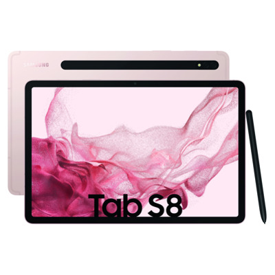 Samsung X700N Galaxy Tab S8 Wi-Fi 128 GB (Pink Gold) 11" WQXGA Display / Octa-Cora / 8GB RAM / 128GB Speicher / Android 12.0