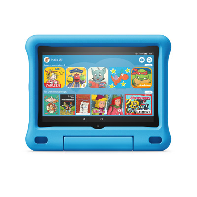 Amazon das neue Fire HD 8 Kids Edition Tablet (2020) [20,3 cm (8 Zoll) HD Display, 32 GB, Blaue kindgerechte Hülle]