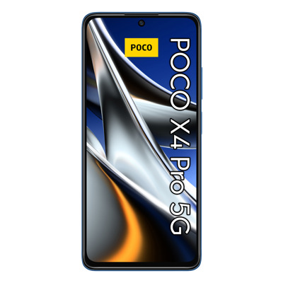 Xiaomi POCO X4 Pro 5G 128GB Laser Blue [16,94cm (6,67") AMOLED Display, MIUI 13 for Poco, 108MP Triple-Kamera]