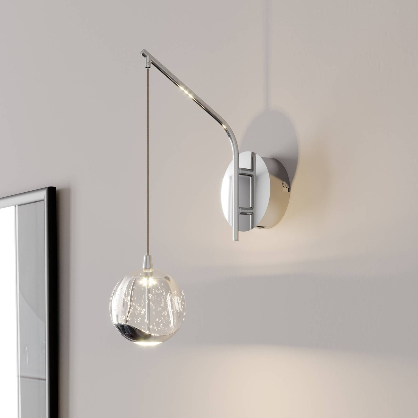Produktbild von Wandleuchte, Wandlampe Innen "Felena" Aus Aluminium Für