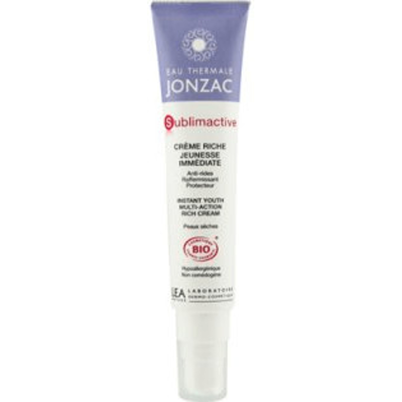 Eau thermale Jonzac Sublimactive crème riche jeunesse immédiate (40 ml)