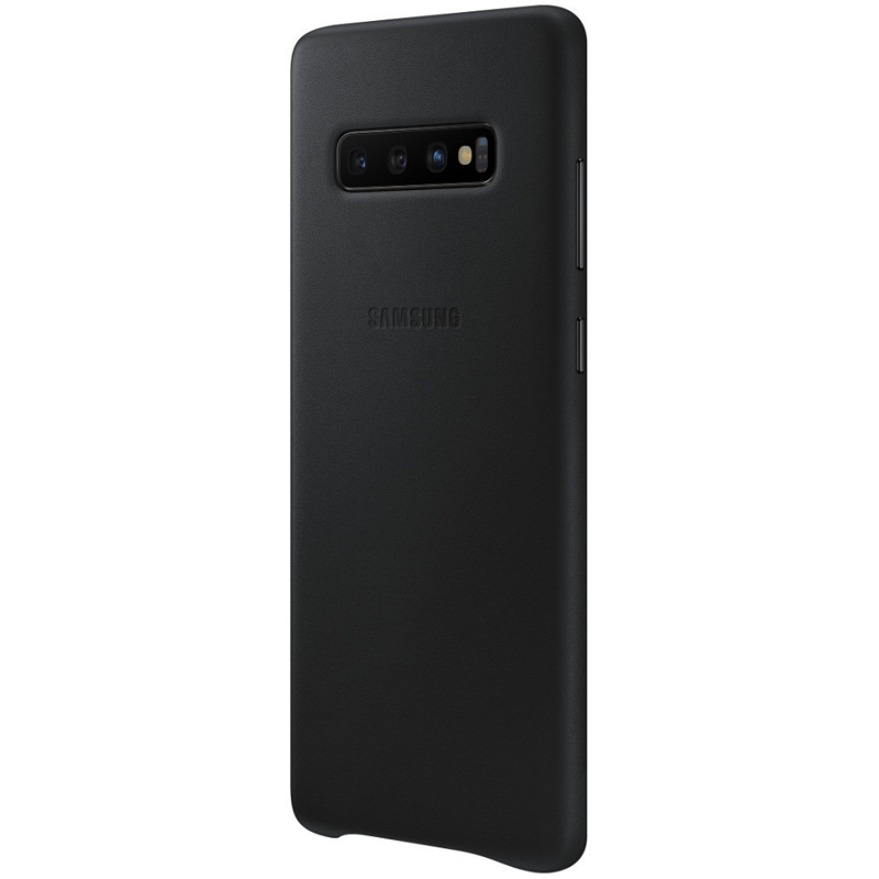 Samsung Leather Backcover (Galaxy S10+) black