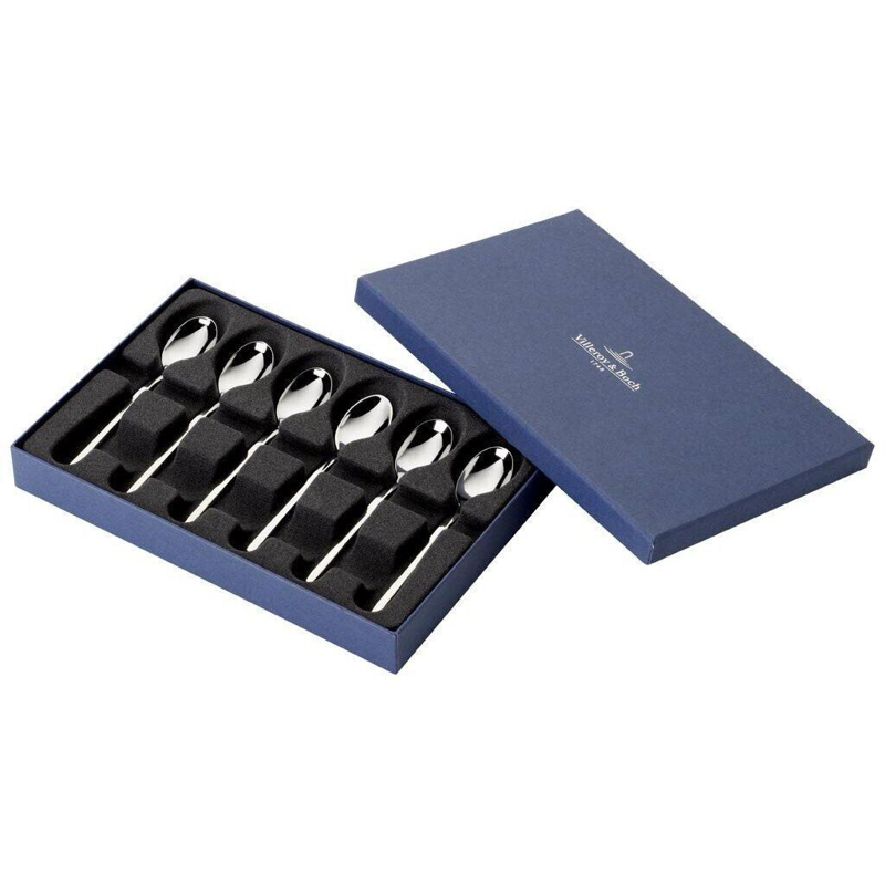 Villeroy & Boch Set de 6 cuillères à expresso NewWave