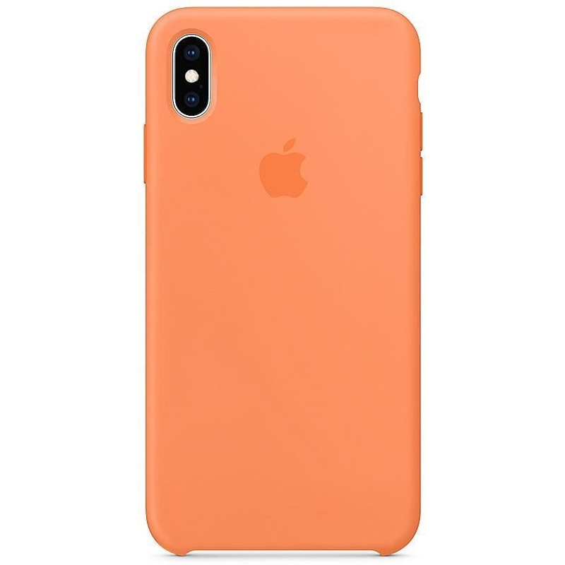 Apple Coque silicone (iPhone XS Max) papaye