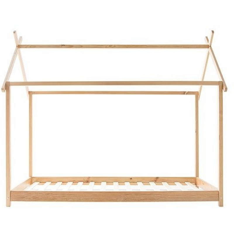 Miliboo Lit cabane enfant avec sommier en bois KBANE