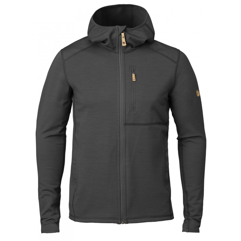 Fjällräven Keb Fleece Hoodie M dark grey/black  (81878)