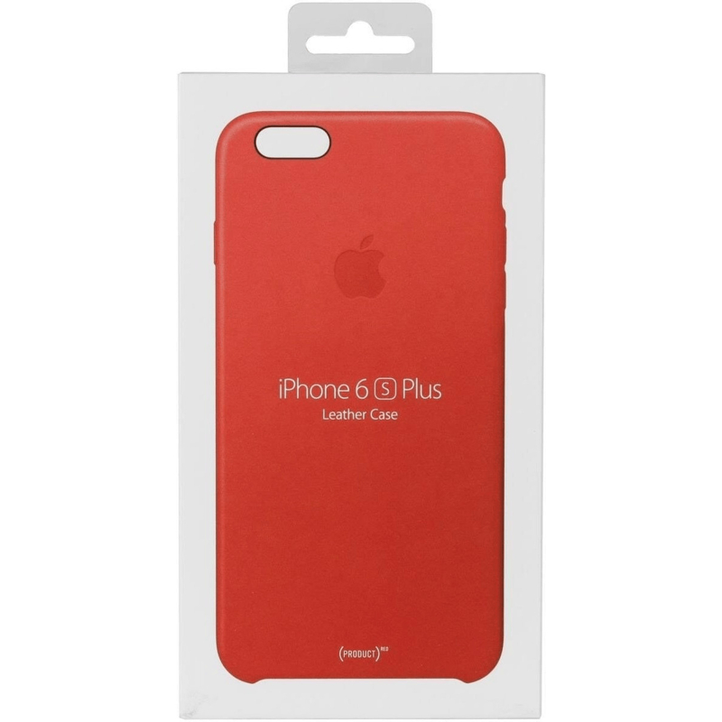 Apple Coque cuir (iPhone 6S Plus) rouge