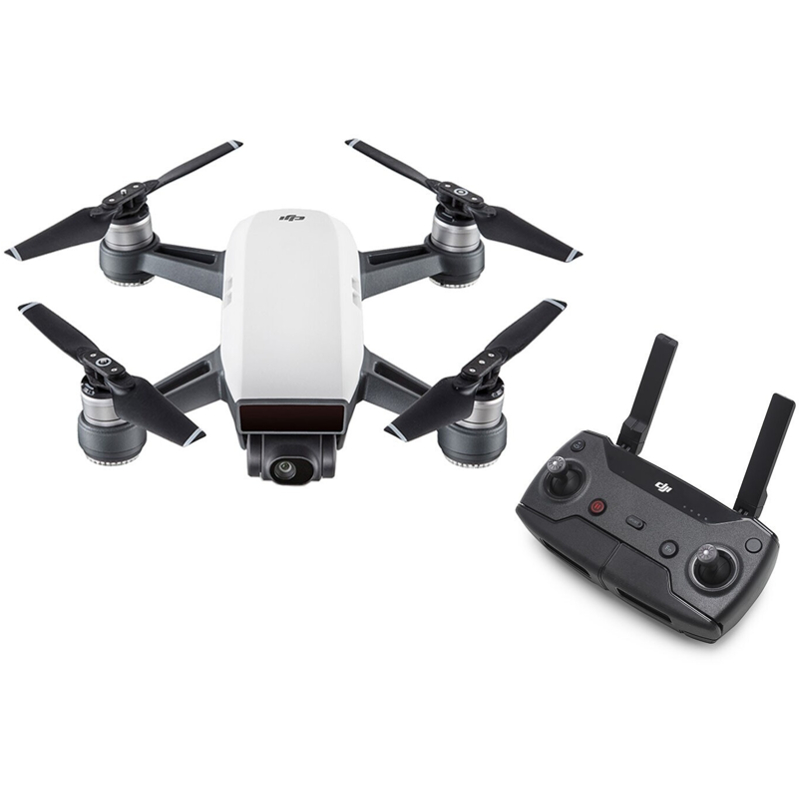 DJI Spark avec radiocommande blanc