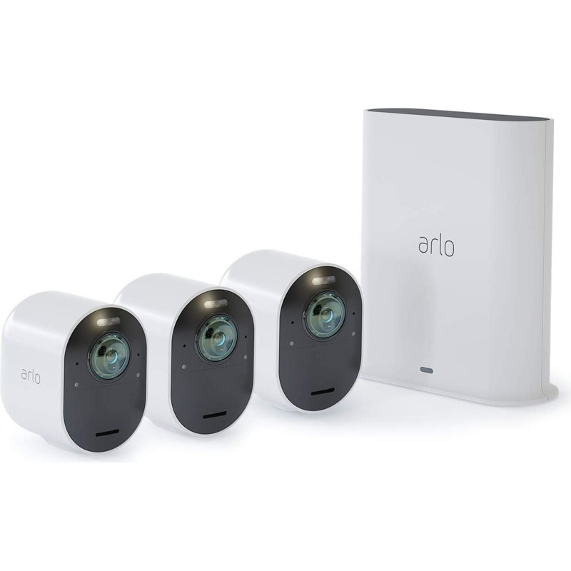 Arlo Ultra avec 3 caméras blanc