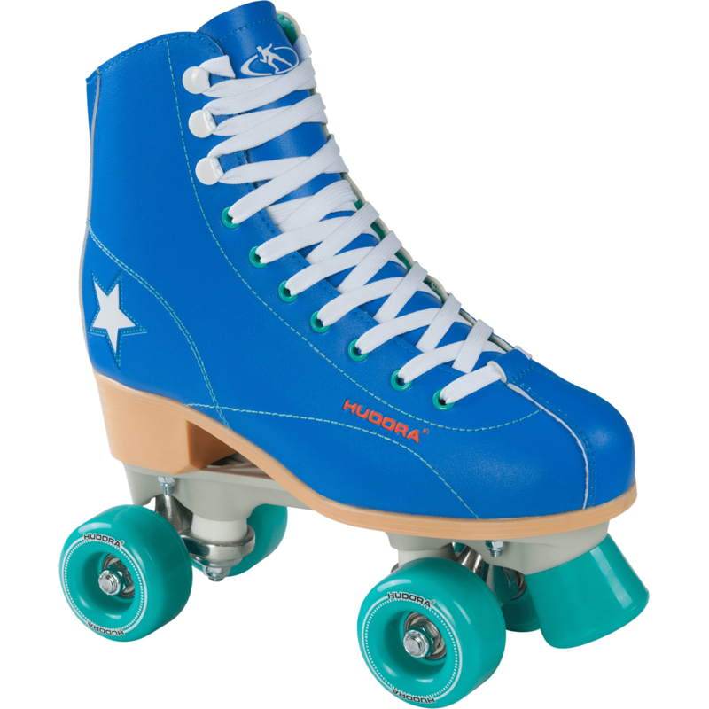 Hudora Patins à roulettes Disco bleu/vert