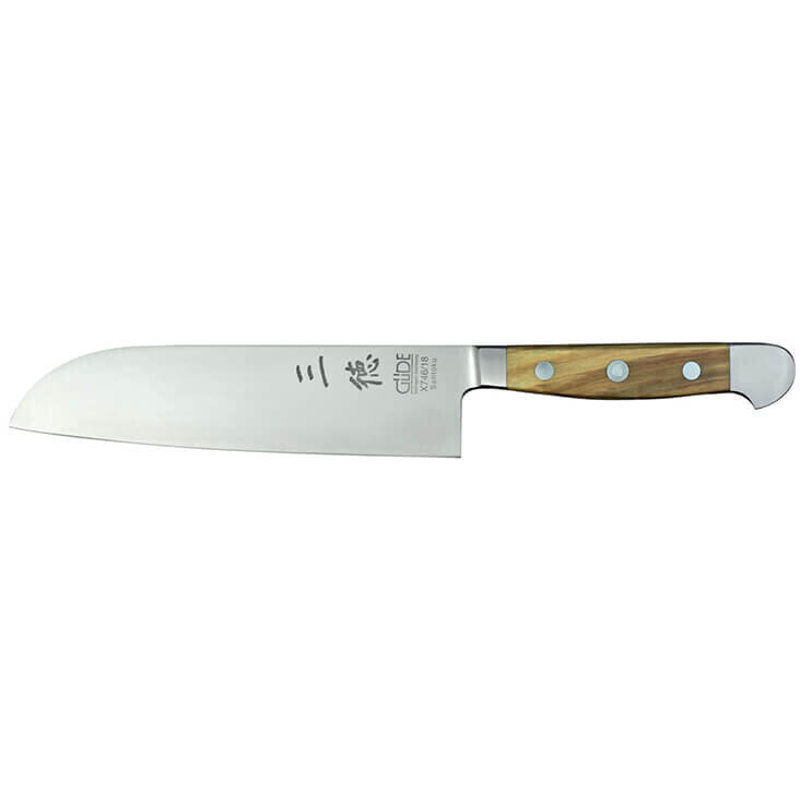 Güde Série Alpha Olive Couteau Santoku 18 cm