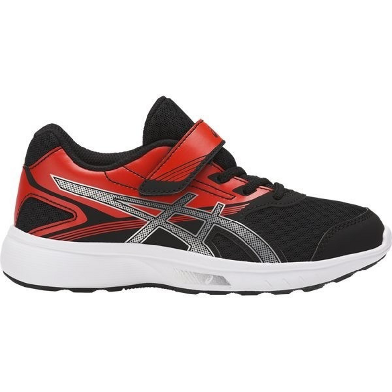 Asics Stormer PS (C725N) black/cherry tomato/silver