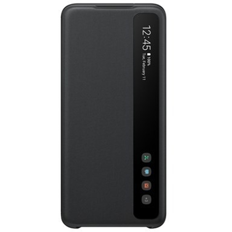 Samsung Clear View Cover (Galaxy S20) noir