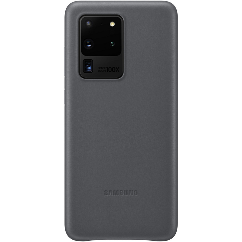 Samsung Leather Cover (Galaxy S20 Ultra) Grey