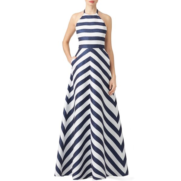 Shoshanna Midnight Kaira Gown print-white