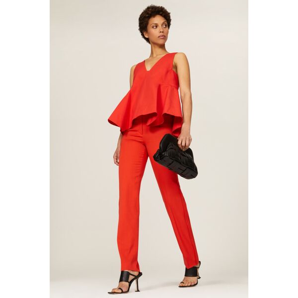 3.1 Phillip Lim Structured A-line Top Red