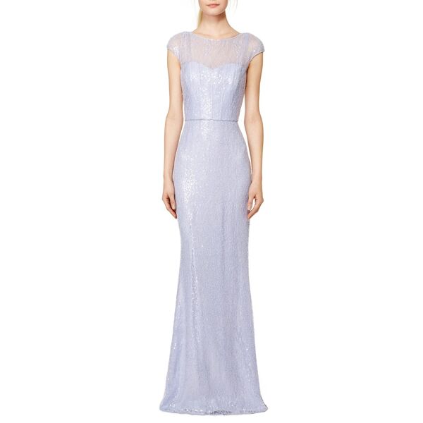Badgley Mischka Lilac Petal Gown Purple