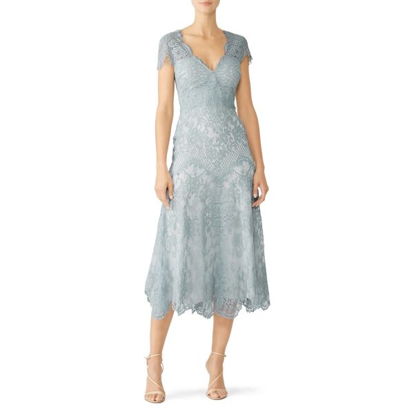 Catherine Deane Blue Lace Miya Dress blue