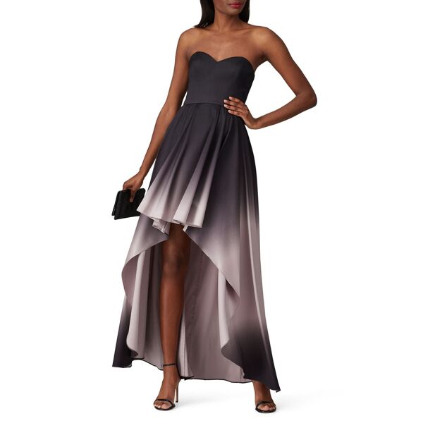 ombre high low dress