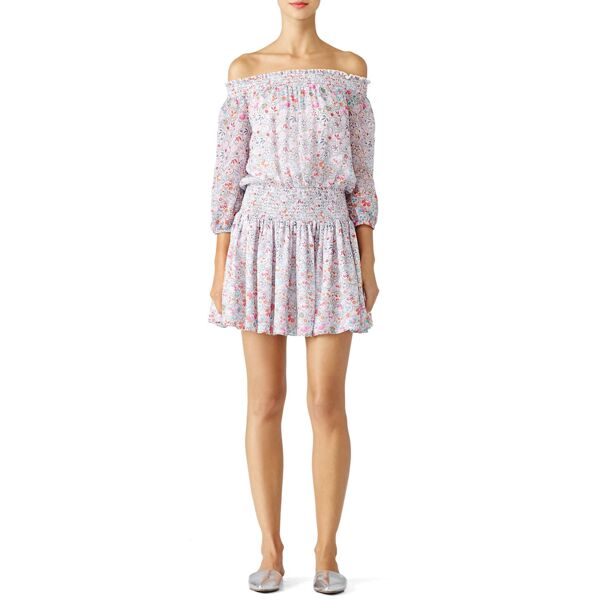 Shoshanna Floral Rita Dress pink-print
