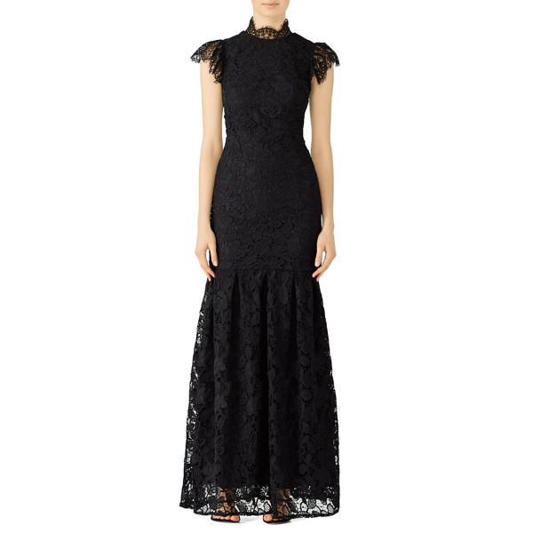 black trumpet gown