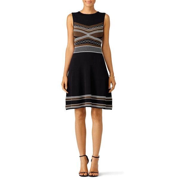 Shoshanna Olive Ava Dress black-print