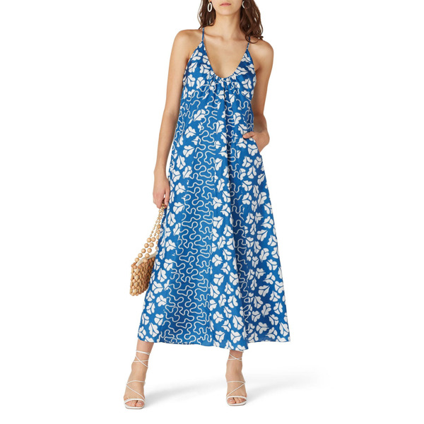 rebecca taylor blue floral dress