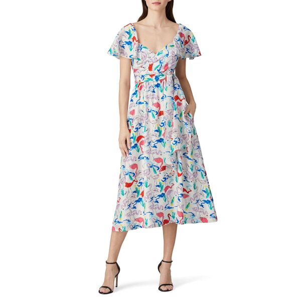Tanya Taylor Teigan Dress Multicolored-white-print
