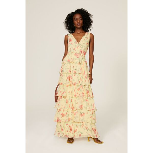 Lauren Ralph Lauren Fasikka Maxi Yellow-multicolored-print
