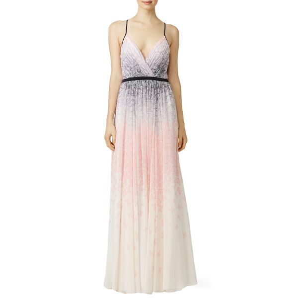 Badgley Mischka Twirling Butterfly Maxi Multicolored-print