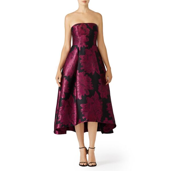 Slate & Willow Jacquard Bold Dress purple-print