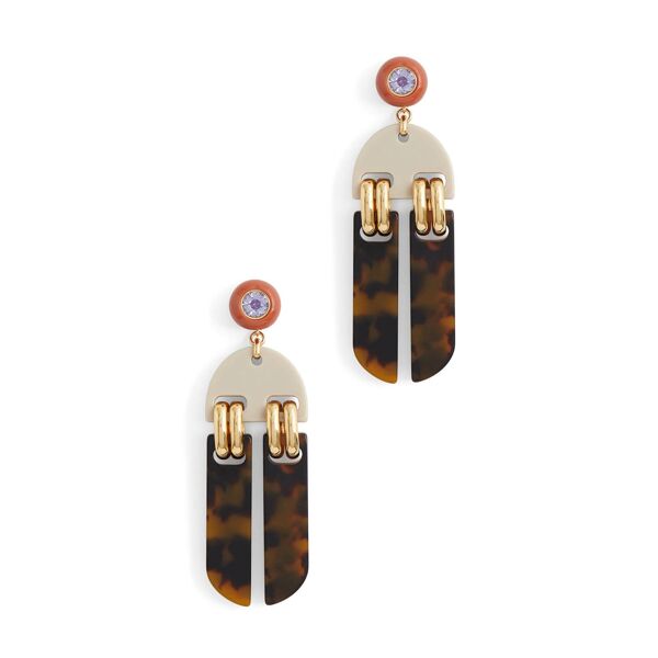 kate spade new york accessories Cream Be Bold Statement Earrings cream-multicolored-gold