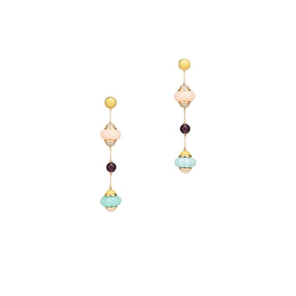 kate spade new york accessories Confection Pave Linear Earrings gold-multicolored