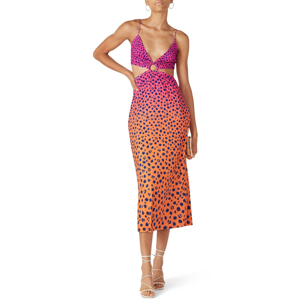 Afrm pink dress Clearance