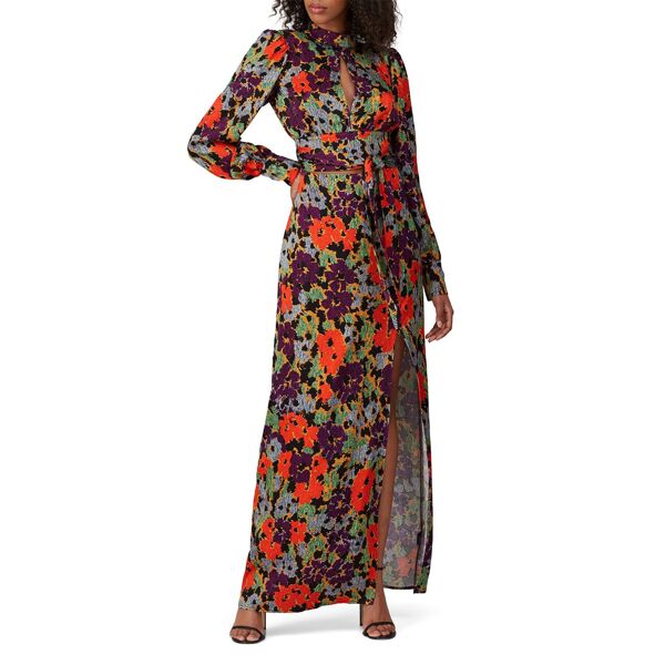 Afrm Lou Side Slit Skirt multicolored-print
