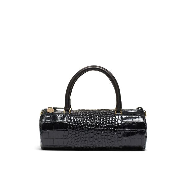 Clare V. Black Croc Pepe Bag black