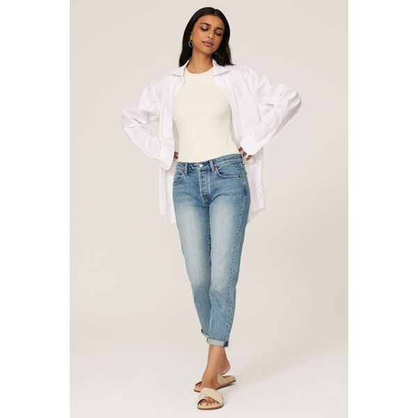 7 For All Mankind Josefin Slim Boyfriend Jeans blue
