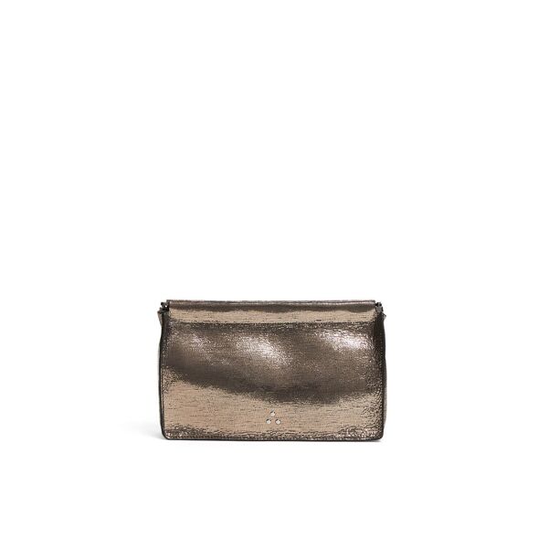 Jerome Dreyfuss Champagne Clic Clac Clutch gold