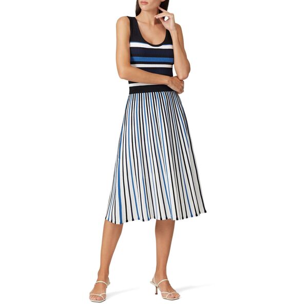 Tanya Taylor Iolanda Dress print-white-blue