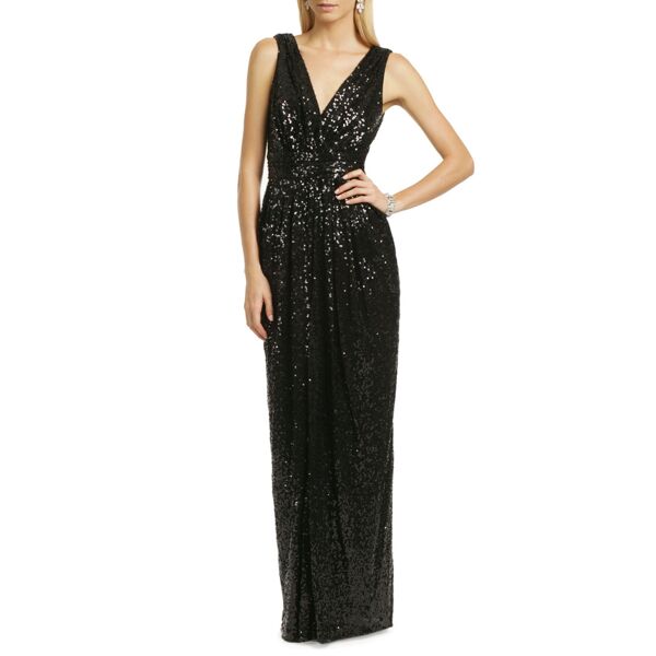 Badgley Mischka Putting On The Glitz Gown black