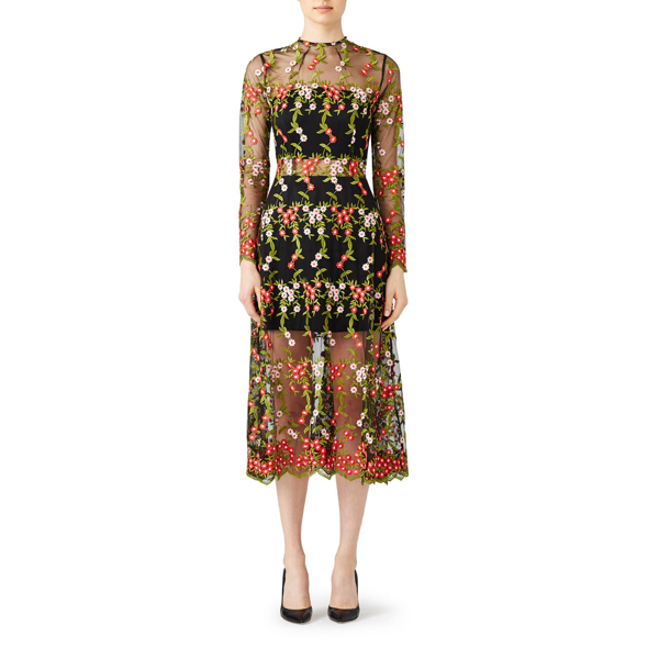 vone blushing floral sheath