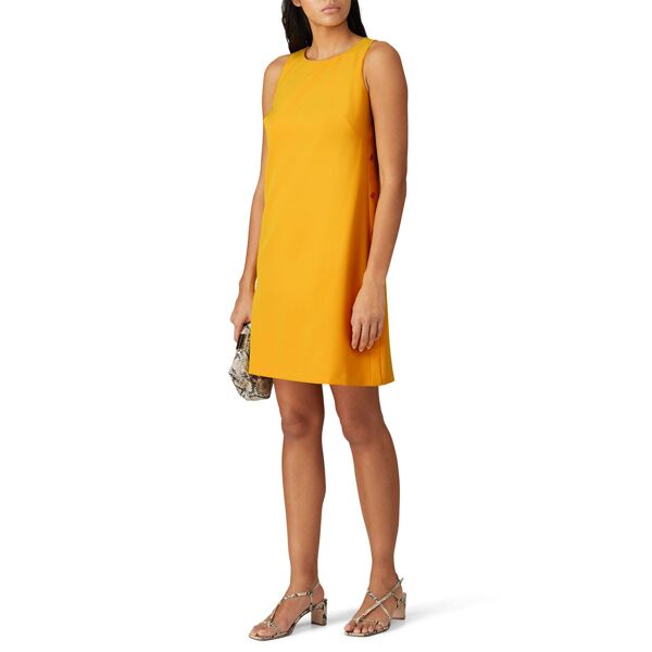Lauren Ralph Lauren Yellow Crewneck Dress yellow