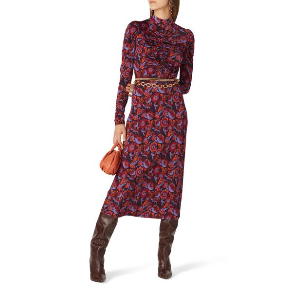 Tanya Taylor Zoe Dress Purple-multicolored-print