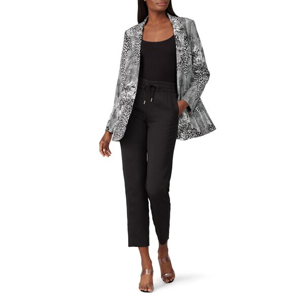 Afrm Animal Print Curtis Blazer print-grey