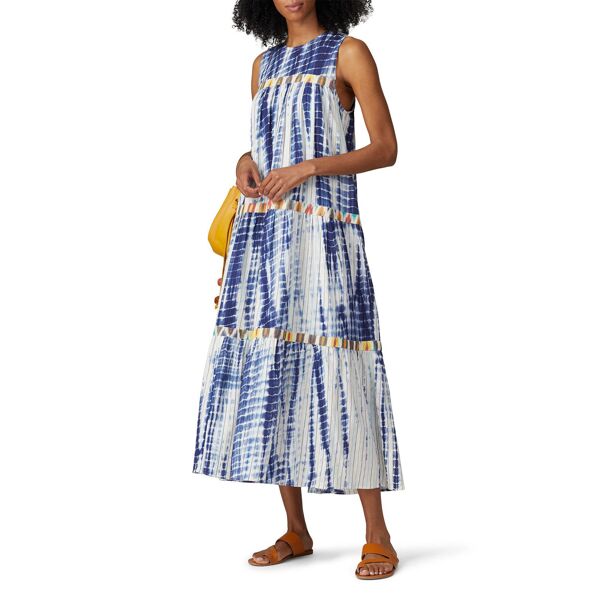 Warm Multi Tie Dye Maxi blue-print