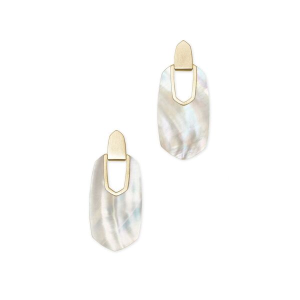 Kendra Scott Kailyn Statement Earrings white-gold